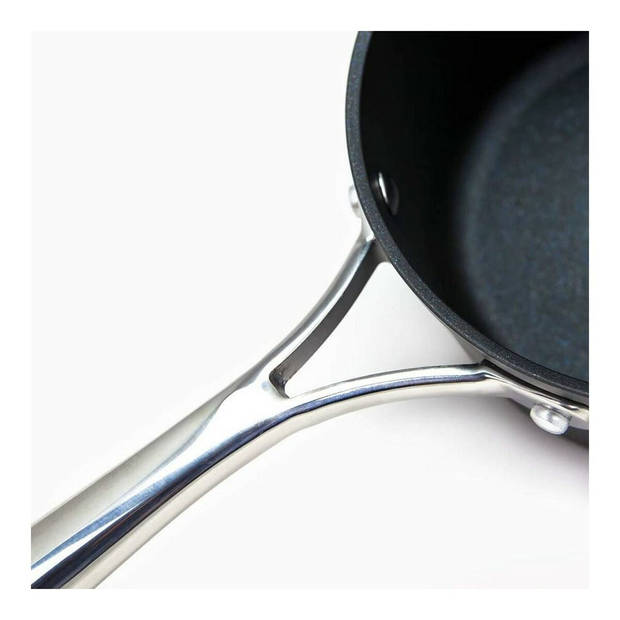 Sauspan met deksel Amercook Zwart Terra cotta Oven Roestvrij staal Aluminium (Ø 18 cm)