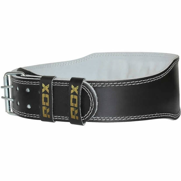 RDX Sports Gym Lederen Gewichtenhef Riem Small