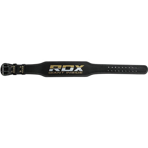 RDX Sports Gym Lederen Gewichtenhef Riem XL