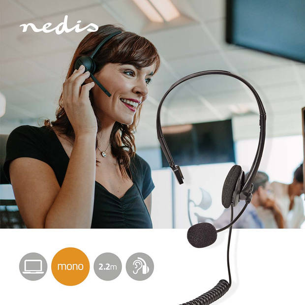 Nedis PC-Headset - CHSTRJ100BK