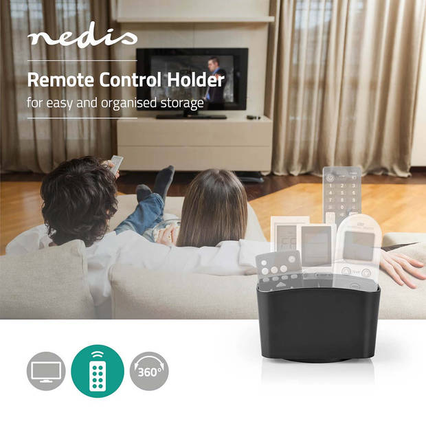 Nedis Houder voor Afstandsbediening - RCHD10BK - Zwart