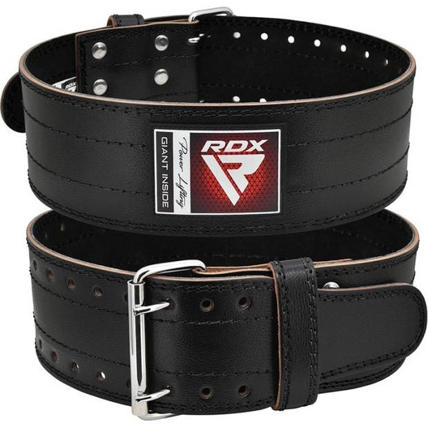 RDX Sports Weight Lifting Belt RD1 - 100% Leer Zwart - XL