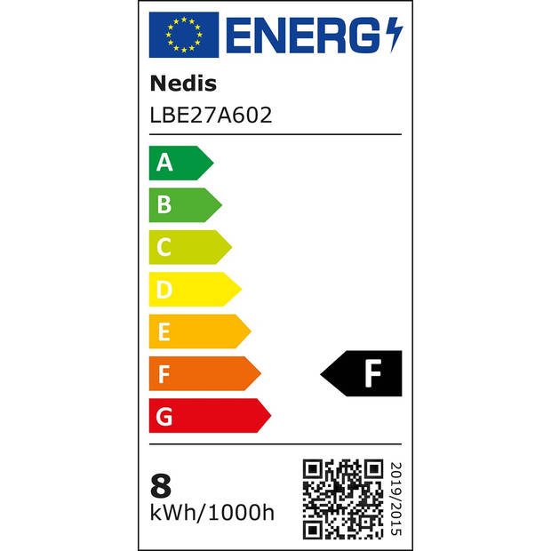 Nedis LED-Lamp E27 - LBE27A602