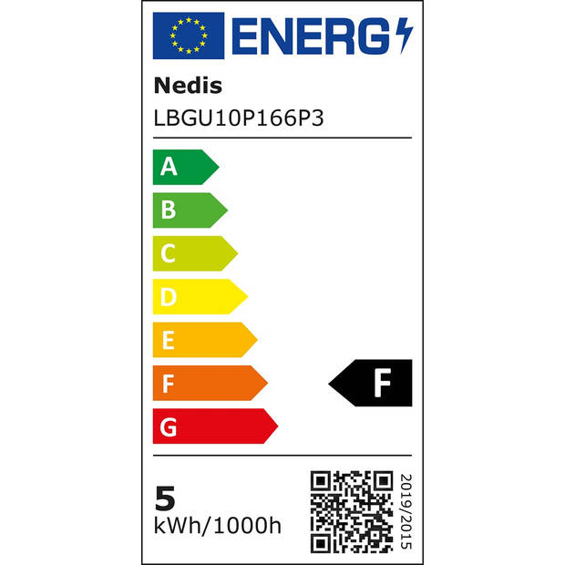 Nedis LED-Lamp GU10 - LBGU10P166P3