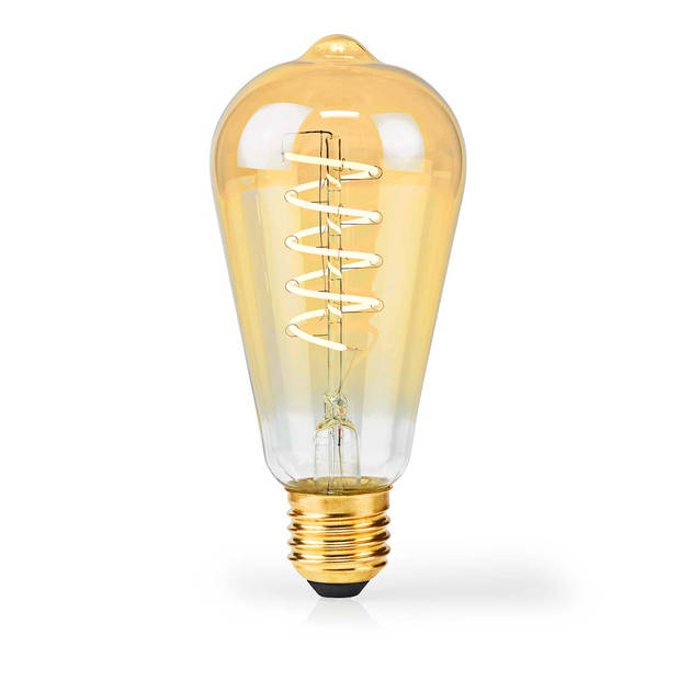 Nedis LED-Filamentlamp E27 - LBDE27ST64GD2