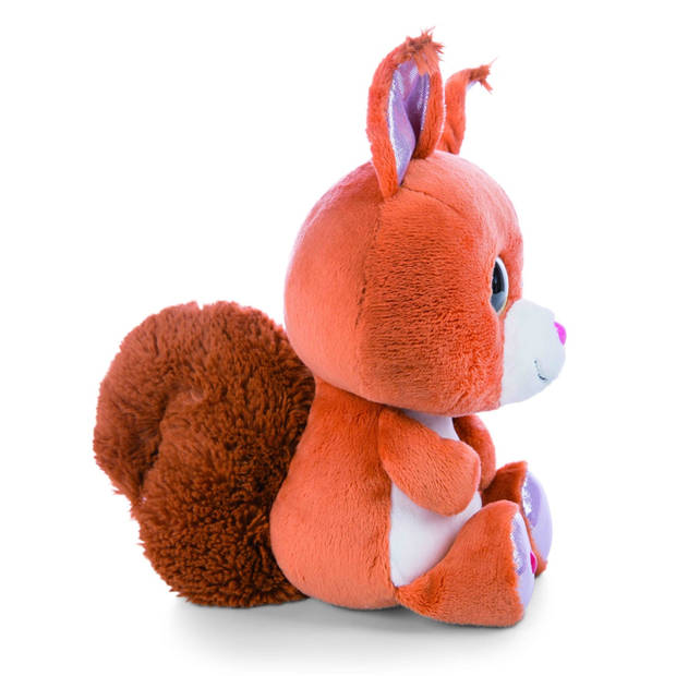 Nici eekhoorn pluche knuffel - oranje - 25 cm - Knuffeldier