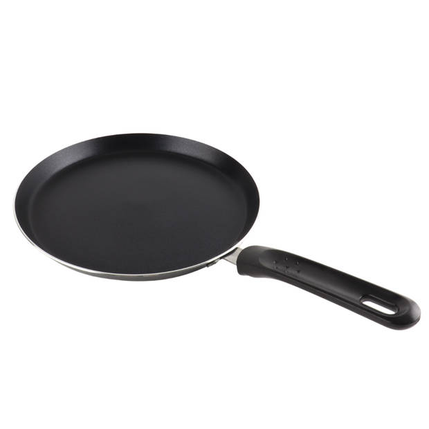 OTIX Koekenpan - Pannenkoekenpan - Inductie - 26.5 cm - RVS - Zwart - Pannen