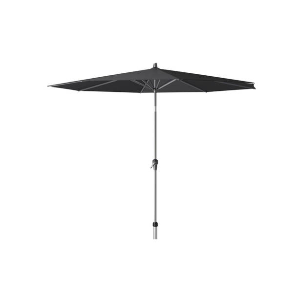 Platinum Riva parasol 3 m. rond - Premium - Faded Black + voet + hoes