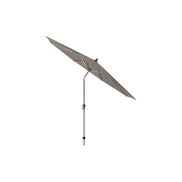 Platinum Riva parasol 3 m. rond - Premium - Havanna + voet + hoes