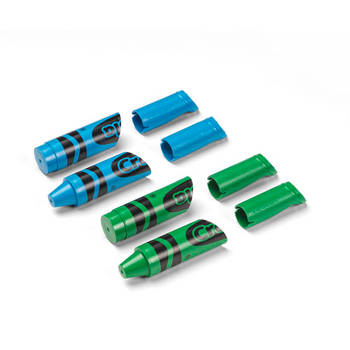 Crayola - Wandhaken, Blauw/Groen - Polypropyleen - Crayola