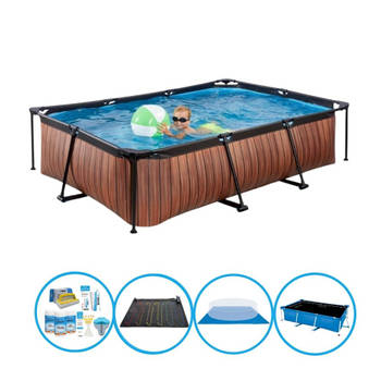 EXIT Zwembad Timber Style - Frame Pool 300x200x65 cm - Combi Deal