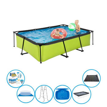 EXIT Zwembad Lime - Frame Pool 300x200x65 cm - Inclusief toebehoren