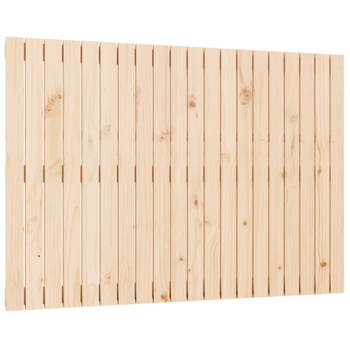 vidaXL Wandhoofdbord 127,5x3x90 cm massief grenenhout