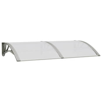 vidaXL Deurluifel 150x75 cm polycarbonaat grijs