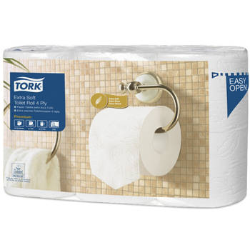 Tork Extra Zacht Toiletpapier 4-lgs Wit T4 Premium 7x6rol