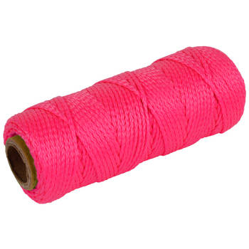 Talen Tools - Uitzetkoord - 50 m - 1,5 mm - High Quality - Roze