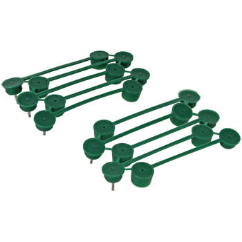 Talen Tools - Plantenklemmen - Groen - 15 mm - 15 stuks