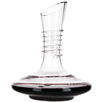 Vinata Milano decanter - 1.8 Liter - Karaf kristal - Wijn decanteerder - Handgemaakte wijn beluchter