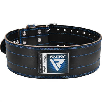 RDX Sports Weight Lifting Belt RD1 - 100% Leer Blauw - XL