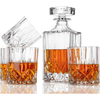 Niceey Whiskeyset - Set van 5 - Glas
