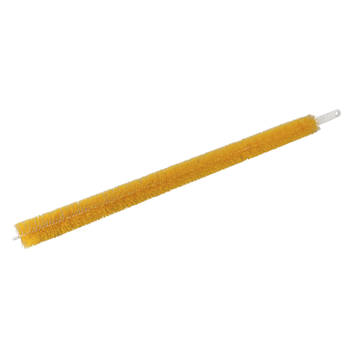 Brumag Radiatorborstel - flexibel - extra lang - 92 cm - kunststof - geel - schoonmaakborstel - plumeaus