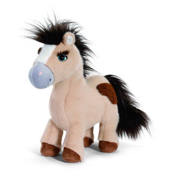Nici Mystery Hearts Pony/paard Loretta pluche knuffel - beige - 35 cm - Knuffeldier