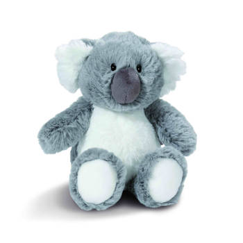 Nici koala pluche knuffel - grijs - 20 cm - Knuffeldier