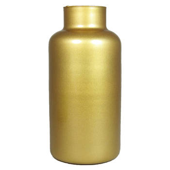 Bloemenvaas - mat goud glas - H30 x D15 cm - Vazen