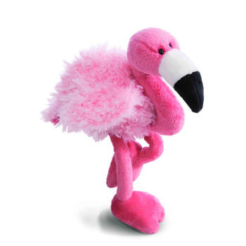 Nici flamingo pluche knuffel - roze - 25 cm - Knuffeldier