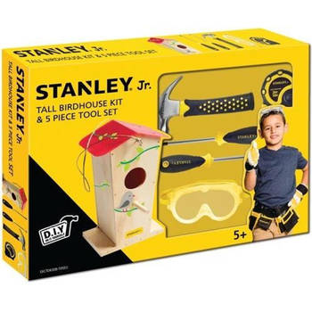 Stanley DIY Vogelhuisje - Bouw Speelgoed - Incl. Hamer, Schroevendraaiers, Veiligheidsbril en Meetlint