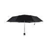 Robuuste Zwarte Paraplu - Opvouwbaar en Stormbestendig - Lichtgewicht Polyester en Plastic - 90cm Diameter