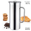 Weis - Cafetière, 700 ml, Dubbelwandig – Weis