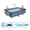 EXIT Zwembad Stone Grey - Frame Pool 300x200x65 cm - Inclusief accessoires