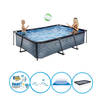 EXIT Zwembad Stone Grey - Frame Pool 300x200x65 cm - Compleet zwembadpakket