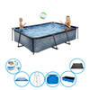 EXIT Zwembad Stone Grey - Frame Pool 300x200x65 cm - Plus toebehoren