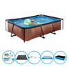 EXIT Zwembad Timber Style - Frame Pool 300x200x65 cm - Zwembad Combi Deal