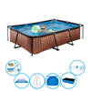 EXIT Zwembad Timber Style - Frame Pool 300x200x65 cm - Super Set