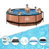 EXIT Zwembad Timber Style - Frame Pool ø300x76cm - Bundelpakket