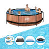 EXIT Zwembad Timber Style - Frame Pool ø300x76cm - Combi Deal