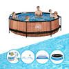 EXIT Zwembad Timber Style - Frame Pool ø300x76cm - Plus accessoires