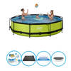 EXIT Zwembad Lime - Frame Pool ø360x76cm - Met bijbehorende accessoires