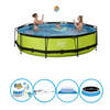 EXIT Zwembad Lime - Frame Pool ø360x76cm - Plus bijbehorende accessoires