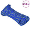 vidaXL Boottouw 5 mm 250 m polypropyleen blauw