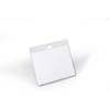 Durable naambadge - 6 x 9 cm - Transparant - 25 stuks