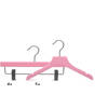 Relaxwonen - Kinder kledinghangers - Set van 9 - Roze - Broek en kledinghangers - extra stevig