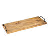 Bobbel Home - Houten Decoratief Dienblad - 50x20cm - Bruin - Mangohout