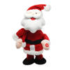 Kerstman pop dansend 30 cm bewegende kerstfiguren/kerstpoppen - Kerstman pop