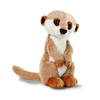 Nici stokstaartje pluche knuffel - bruin - 30 cm - Knuffeldier