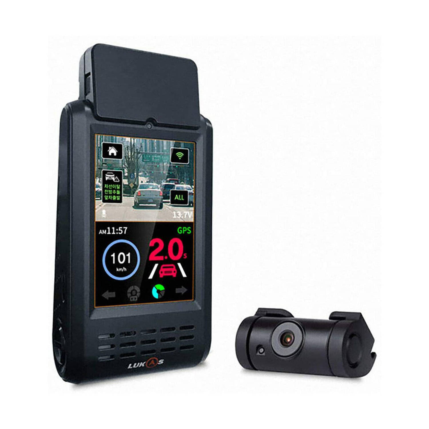 Lukas K900 Quadhd Touch Wifi Gps 32gb Dashcam