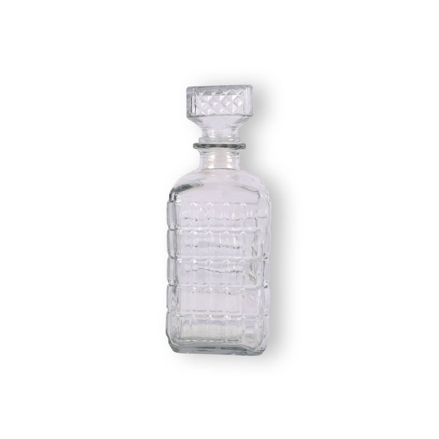 Whiskey Karaf Met Inhoud Van 1000 Ml Glazen Decoratie Fles-karaf 1000 Ml-9 X 25 Cm Voor Water Of Lik